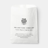 small business packaging, Jewelry Packaging Geschenktütchen (Vorderseite)