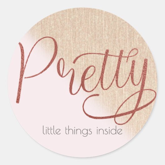 Small Business|Packaging Sticker|Boutique Runder Aufkleber (Vorderseite)