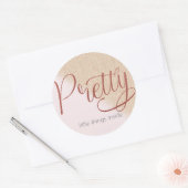 Small Business|Packaging Sticker|Boutique Runder Aufkleber (Umschlag)