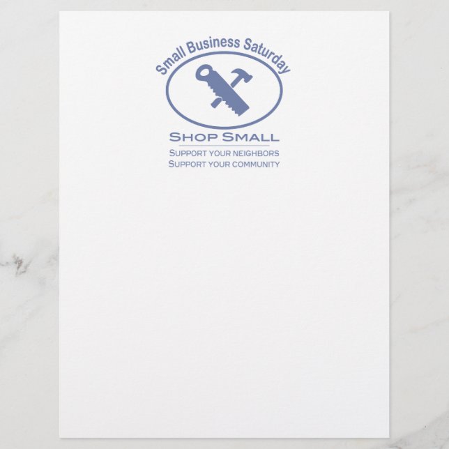 Small Business Samstag - Hardware blau (Vorderseite)