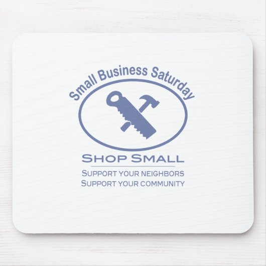 Small Business Samstag - Hardware blau Mousepad (Vorne)
