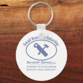 Small Business Samstag - Hardware blau Schlüsselanhänger (Vorderseite)
