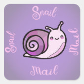 Small business ‘Snail mail’ sticker set (Vorderseite)