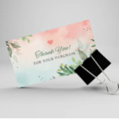 Small Business Vielen Dank an den Kunden Visitenkarte