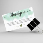 Small Business Vielen Dank an den Kunden Visitenkarte