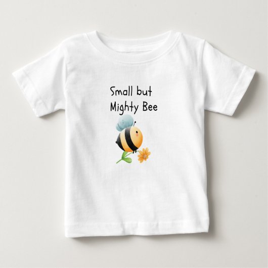 Small but mighty bee baby t-shirt (Vorderseite)