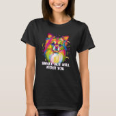 Small But Will Fight You Chihuahua Humor Chiwawa T-Shirt (Vorderseite)