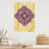 Small Celtic Cross Print Poster (Küche)