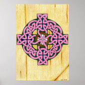 Small Celtic Cross Print Poster (Vorne)