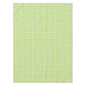 Small Classic Gingham Karo Kariert Pattern Green Tischdecke (Vorderseite)
