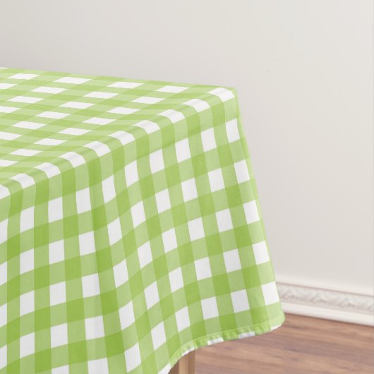 Small Classic Gingham Karo Kariert Pattern Green Tischdecke (Beispiel)
