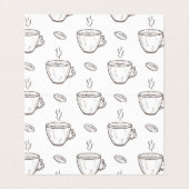 Small Coffee Shop Cottage Bag Topper (Innenseite Aufgefaltet)