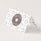 Small Coffee Shop Cottage Bag Topper (Rückseite)