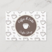 Small Coffee Shop Voucher and Gift Certificates Begleitkarte (Vorderseite)
