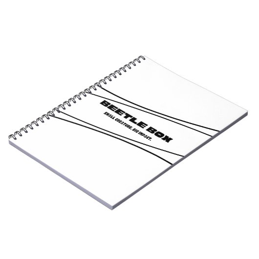 Small Creature. Big Impact Notebook Notizblock (Linke Seite)