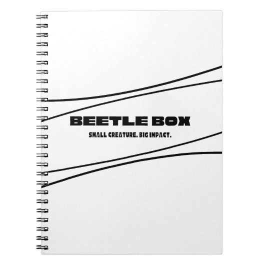 Small Creature. Big Impact Notebook Notizblock (Vorderseite)