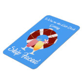 Small Cruise Cabin Door Magnet (Linke Seite)