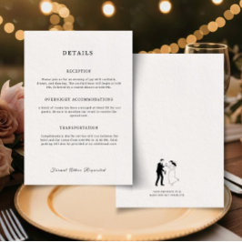 Small Details Classic Elegant Begleitkarte