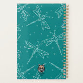 Small dragonfly themed planner - teal planer (Rückseite)