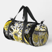 Small Duffel Bag – Owl Wisdom Night Sky Design Duffle Bag (Rechte Ecke)