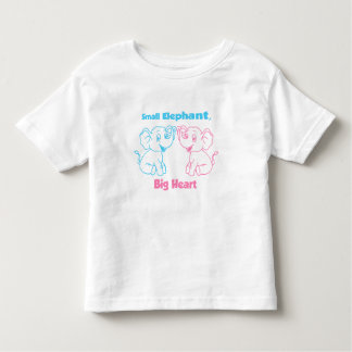 Small Elephant, Big Heart – Cute Kids T-Shirt