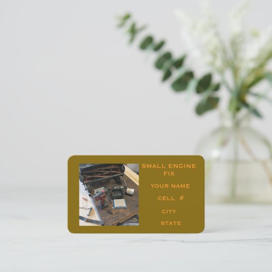 Small Engine Fix  Visitenkarte (Stehend Vorderseite)