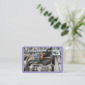Small Engine Repair Business Card Visitenkarte (Stehend Vorderseite)