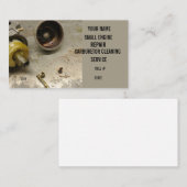 Small Engine Repair / Carburetor Cleaning  Visitenkarte (Vorne/Hinten)