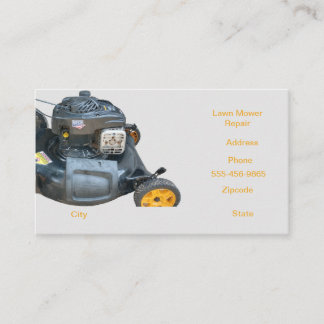 Small Engine Repair Mechanic Business Card Visitenkarte