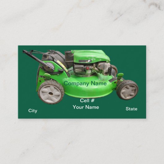 Small Engine Repair Service Business Card Visitenkarte (Vorderseite)
