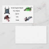Small Engine Repair Visitenkarte (Vorne/Hinten)