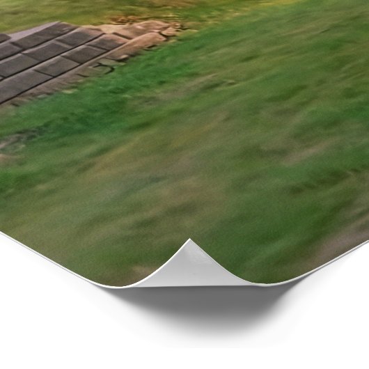 Small Farm in Germany Poster (Ecke)