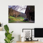 Small Farm in Germany Poster (Heimbüro)
