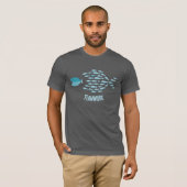 Small Fish Eating Big Fish - Power Unity Teamwork T-Shirt (Vorne ganz)