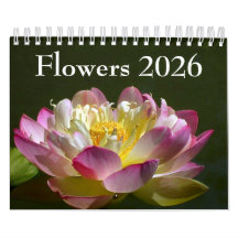 Small Flowers 2026 Calendar