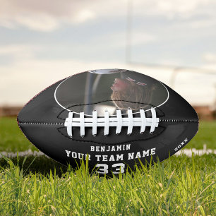 Small Football Black Name Team Foto