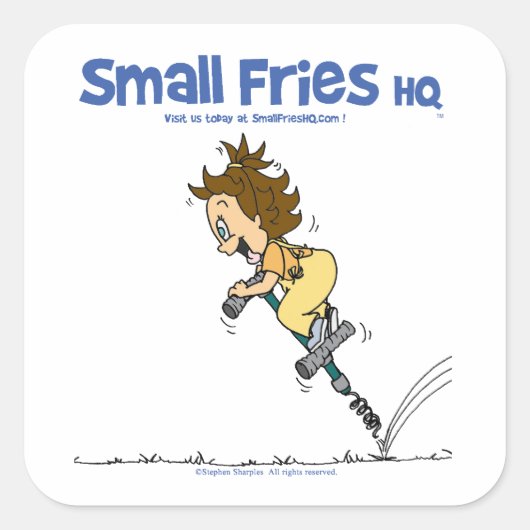 Small Fries HQ Kathy Sticker Sq (Vorderseite)