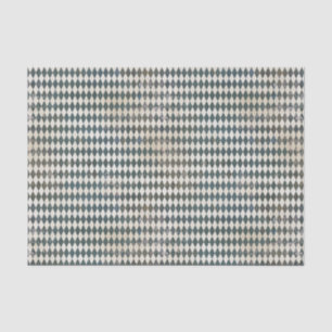 Small Green Harlequin Diamond Seidenpapier