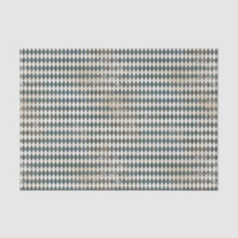 Small Green Harlequin Diamond Seidenpapier