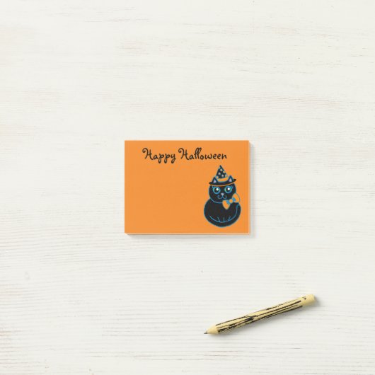 Small Happy Halloween Post It Notes Post-it Klebezettel (Auf Schreibtisch)