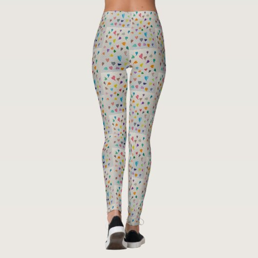 Small Hearts Tile Leggings (Rückseite)