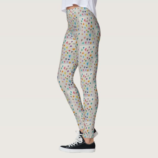 Small Hearts Tile Leggings  (Links)