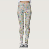 Small Hearts Tile Leggings  (Vorderseite)
