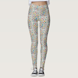 Small Hearts Tile Leggings