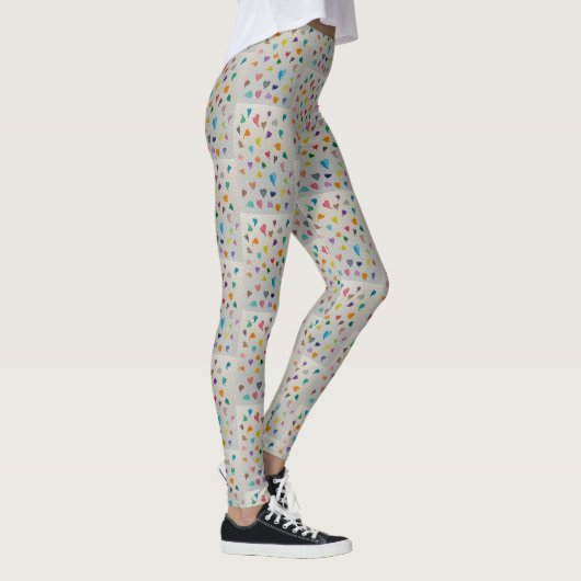 Small Hearts Tile Leggings  (Rechts)