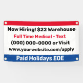 Small Hiring Building Banner (Horizontal)