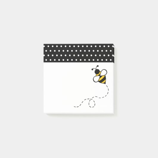 Small Honey Bee Post It Notes Gift Post-it Klebezettel (Vorderseite)