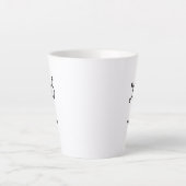 Small Latte Mug - Caffeine = Happiness Milchtasse (Vorderseite)
