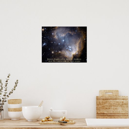 Small Magellanic Cloud Poster Landschaft 20" x 16" (Küche)