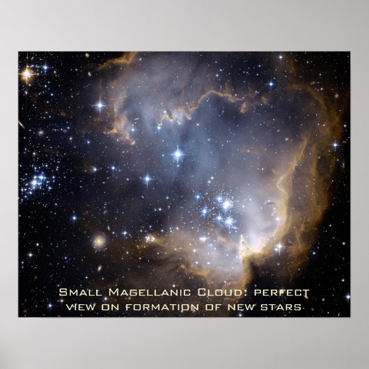 Small Magellanic Cloud Poster Landschaft 20" x 16" (Vorne)
